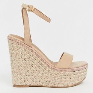 ASOS DESIGN Justina espadrille wedges